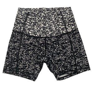 Lululemon Biker Shorts Size 6 Workout Back Pocket
